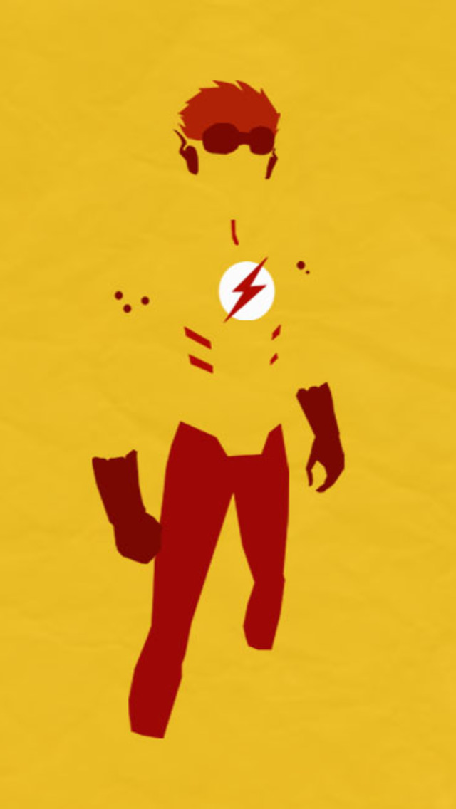The Flash Phone Pic - Kid Flash Logo , HD Wallpaper & Backgrounds