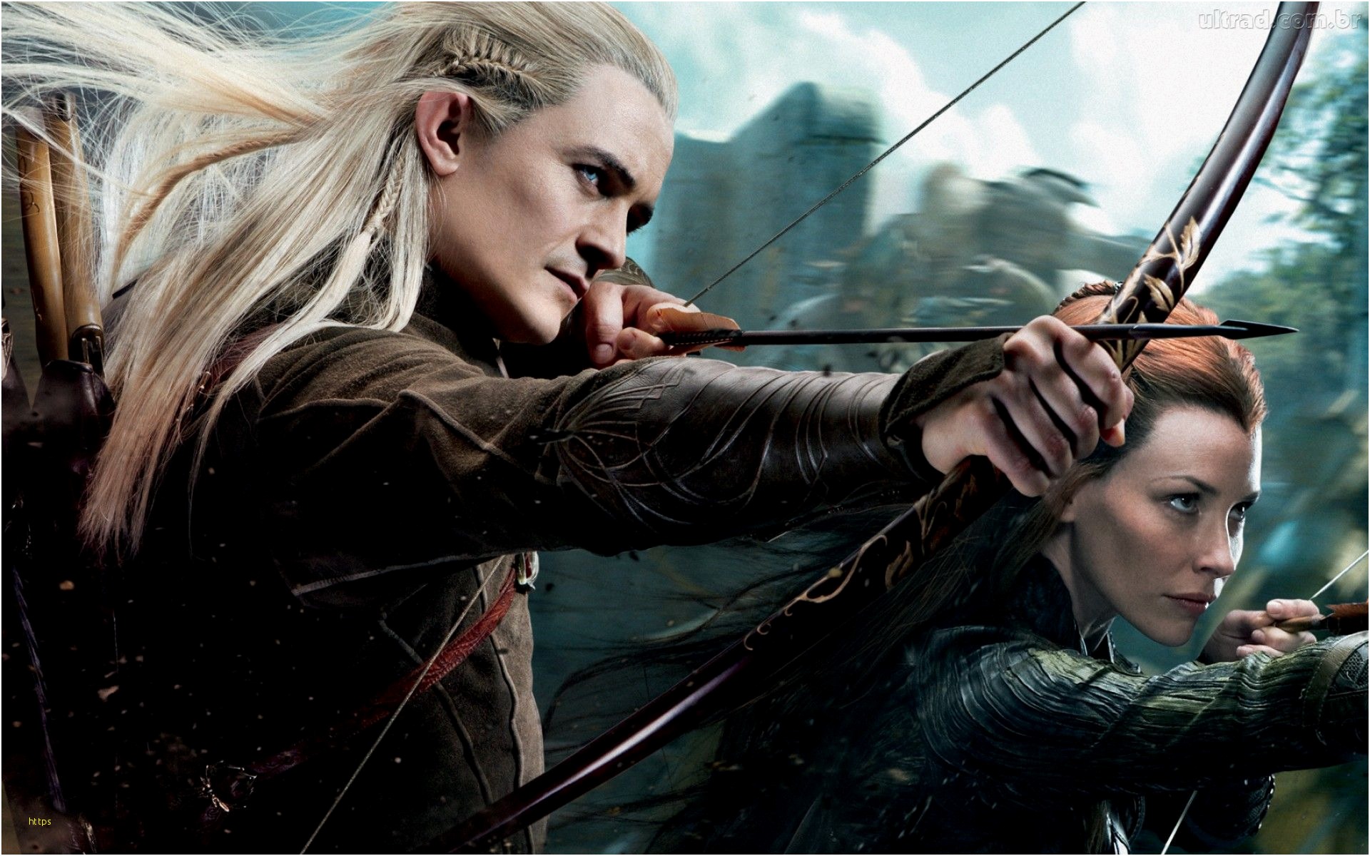 The Hobbit Wallpaper Unique The Hobbit Tauriel Wallpaper - Legolas And Tauriel , HD Wallpaper & Backgrounds