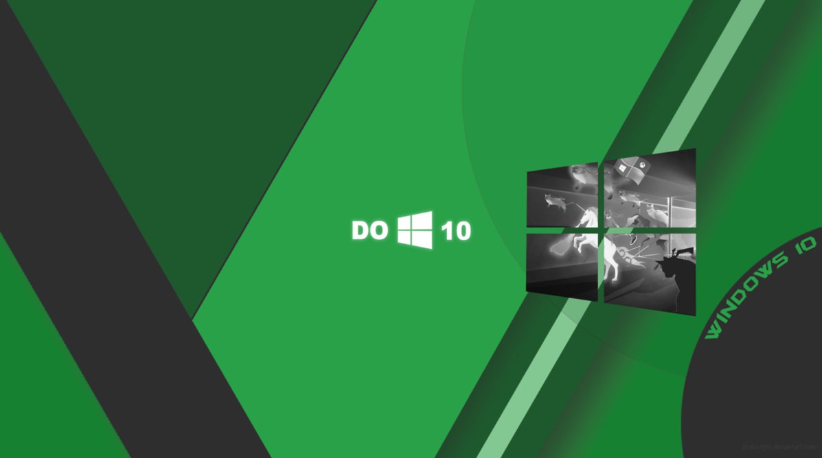 Windows 10 Green Wallpaper - Green Windows 10 , HD Wallpaper & Backgrounds