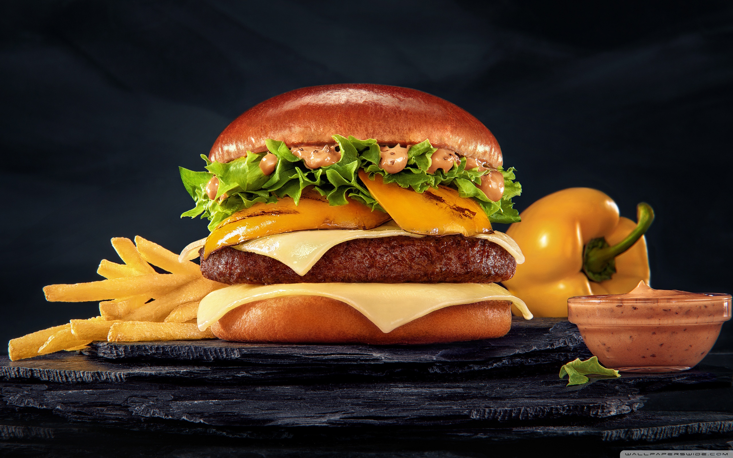 Wide 16 - - Hamburger , HD Wallpaper & Backgrounds