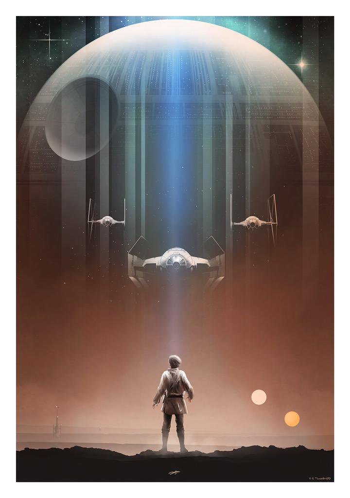 Mcd ® On Twitter - Star Wars Posters By Andy Fairhurst , HD Wallpaper & Backgrounds