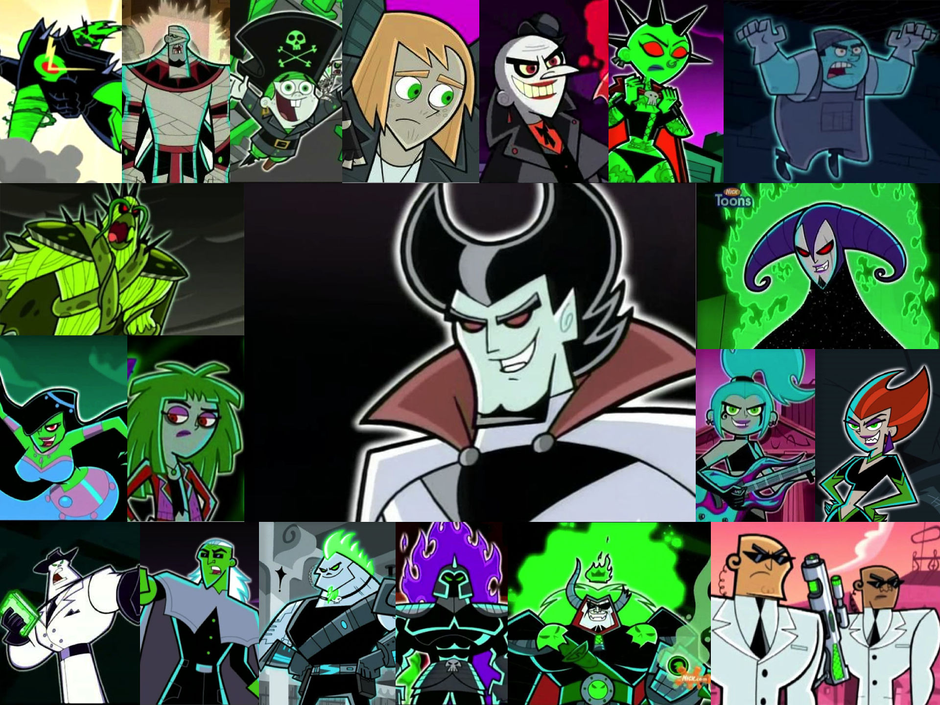 Sonic Gets Compositse Villains From All Forms Of Media - Danny Phantom Evil Characters , HD Wallpaper & Backgrounds