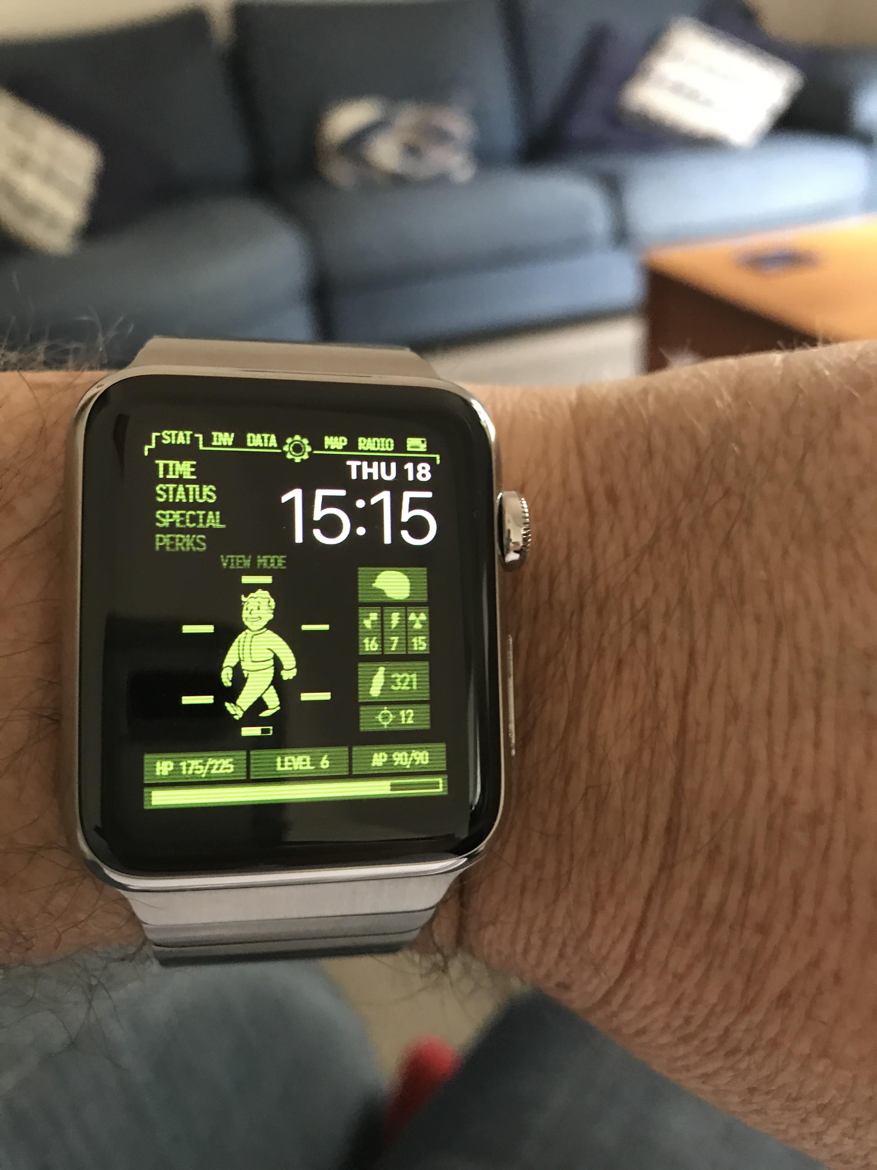 Applewatch - Pip Boy Watch Face , HD Wallpaper & Backgrounds