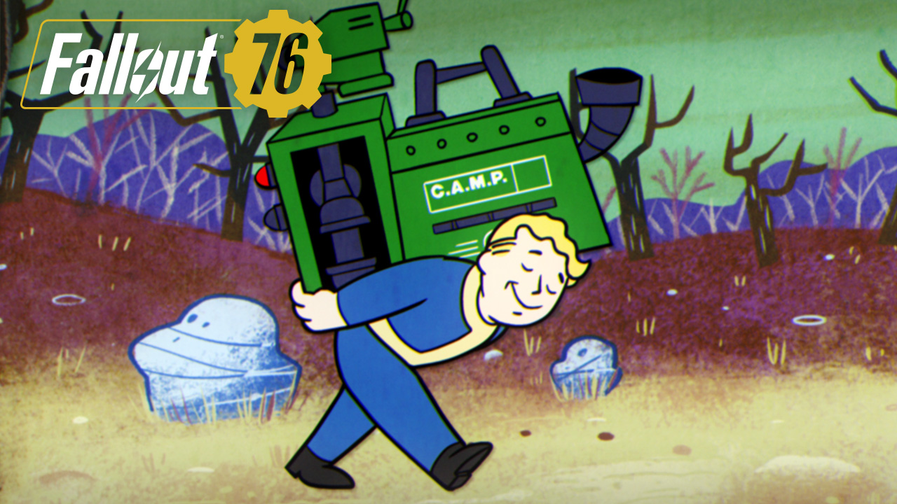 Vault Boy Carries A C - New Fallout 76 Pip Boy , HD Wallpaper & Backgrounds