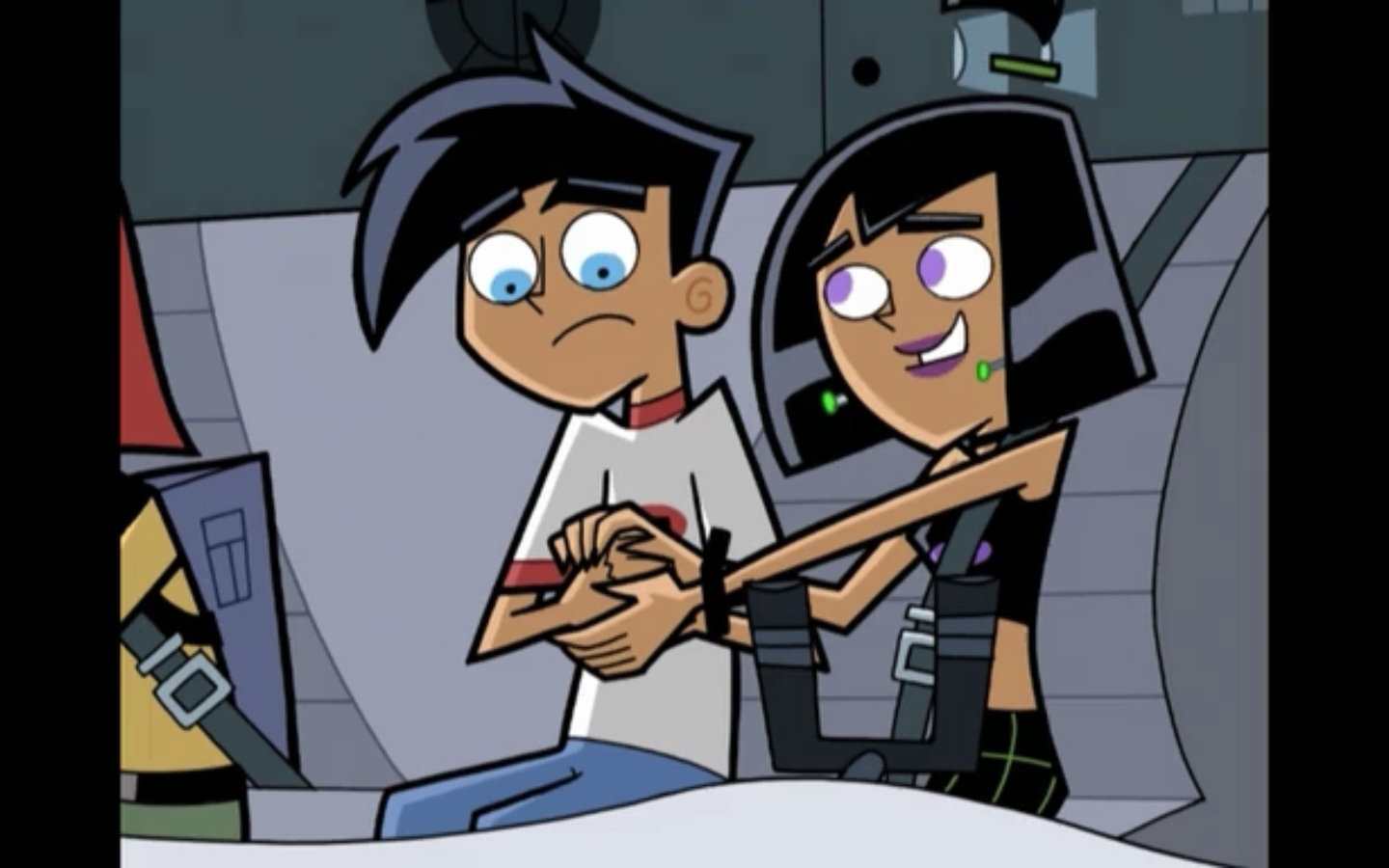 My Hands Are Cold Oh Here My Hands Are Warm - Danny Phantom & Sam Manson , HD Wallpaper & Backgrounds