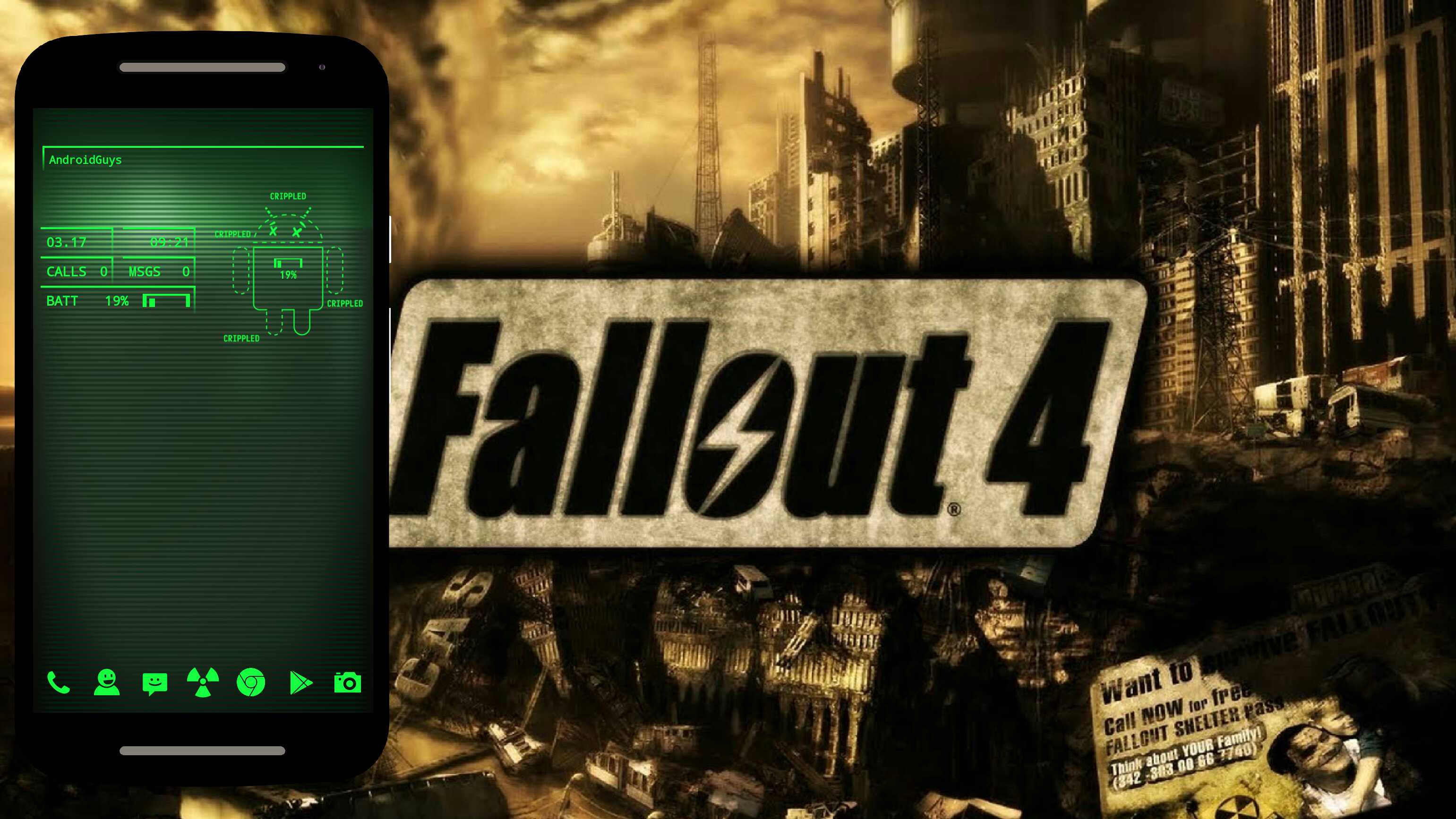 Steal This Look Give Your Android A Makeover In Five - Fallout 4 , HD Wallpaper & Backgrounds