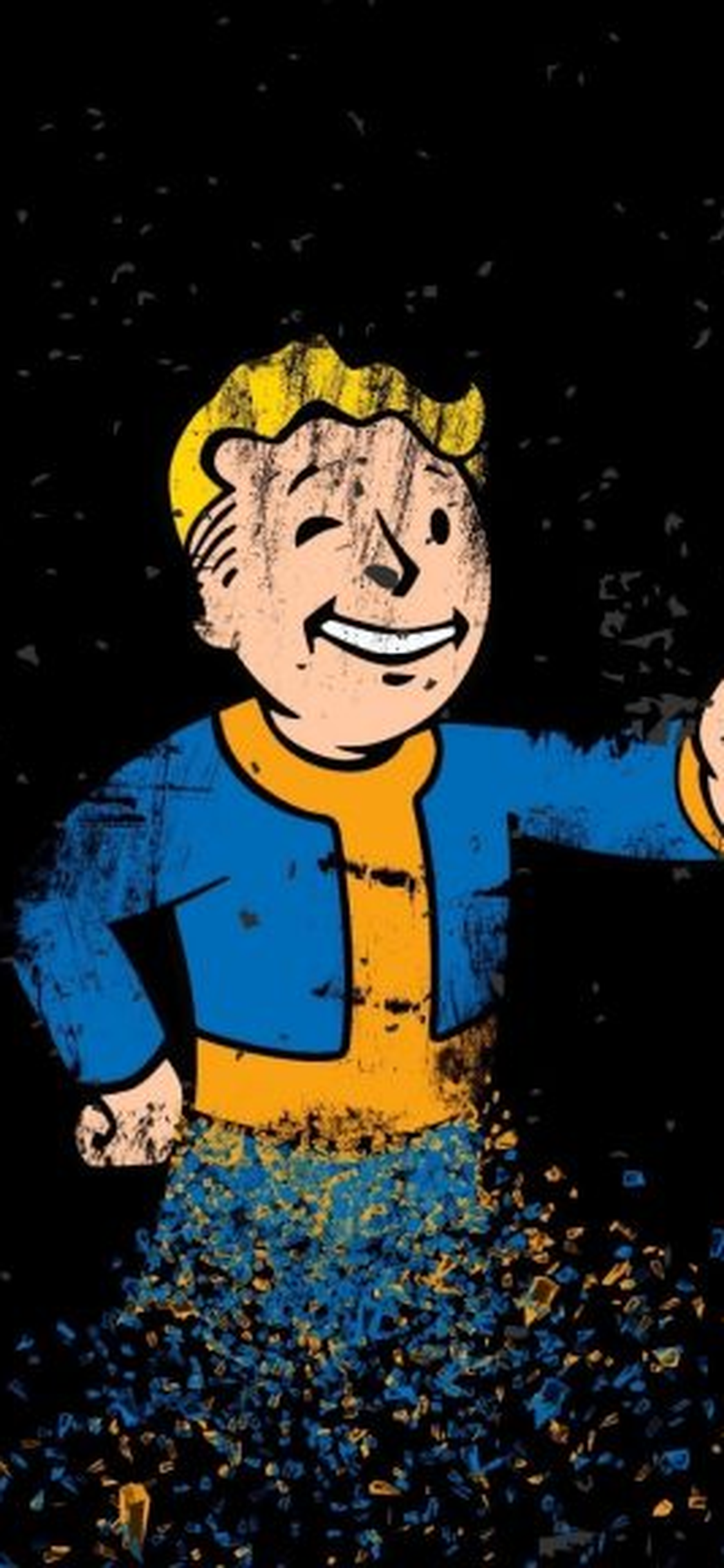 Download Fallout 4 Vault Boy For Iphone X Wallpaper - Fallout Wallpaper 21 9 , HD Wallpaper & Backgrounds