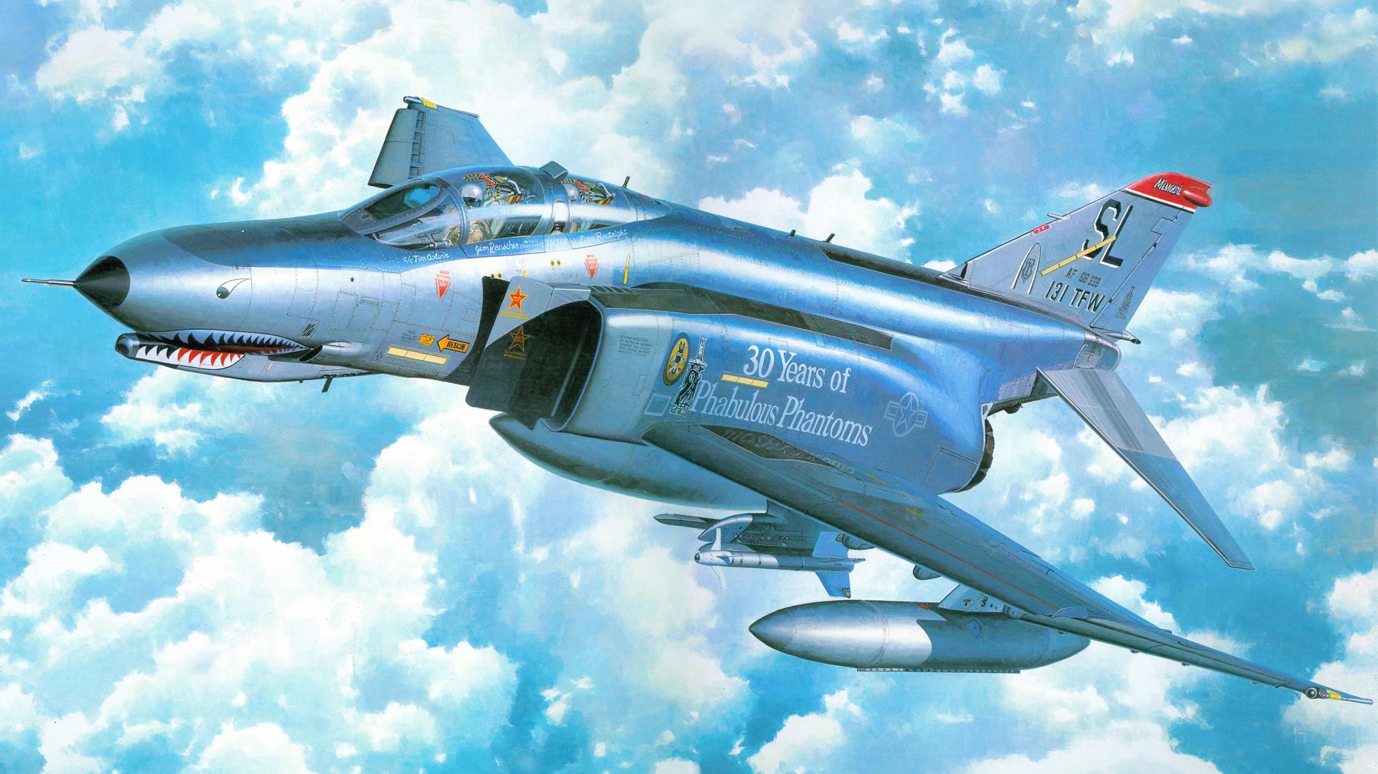 Mcdonnell Douglas F-4 Phantom Ii Full Hd - F 4e Hasegawa 1 72 , HD Wallpaper & Backgrounds