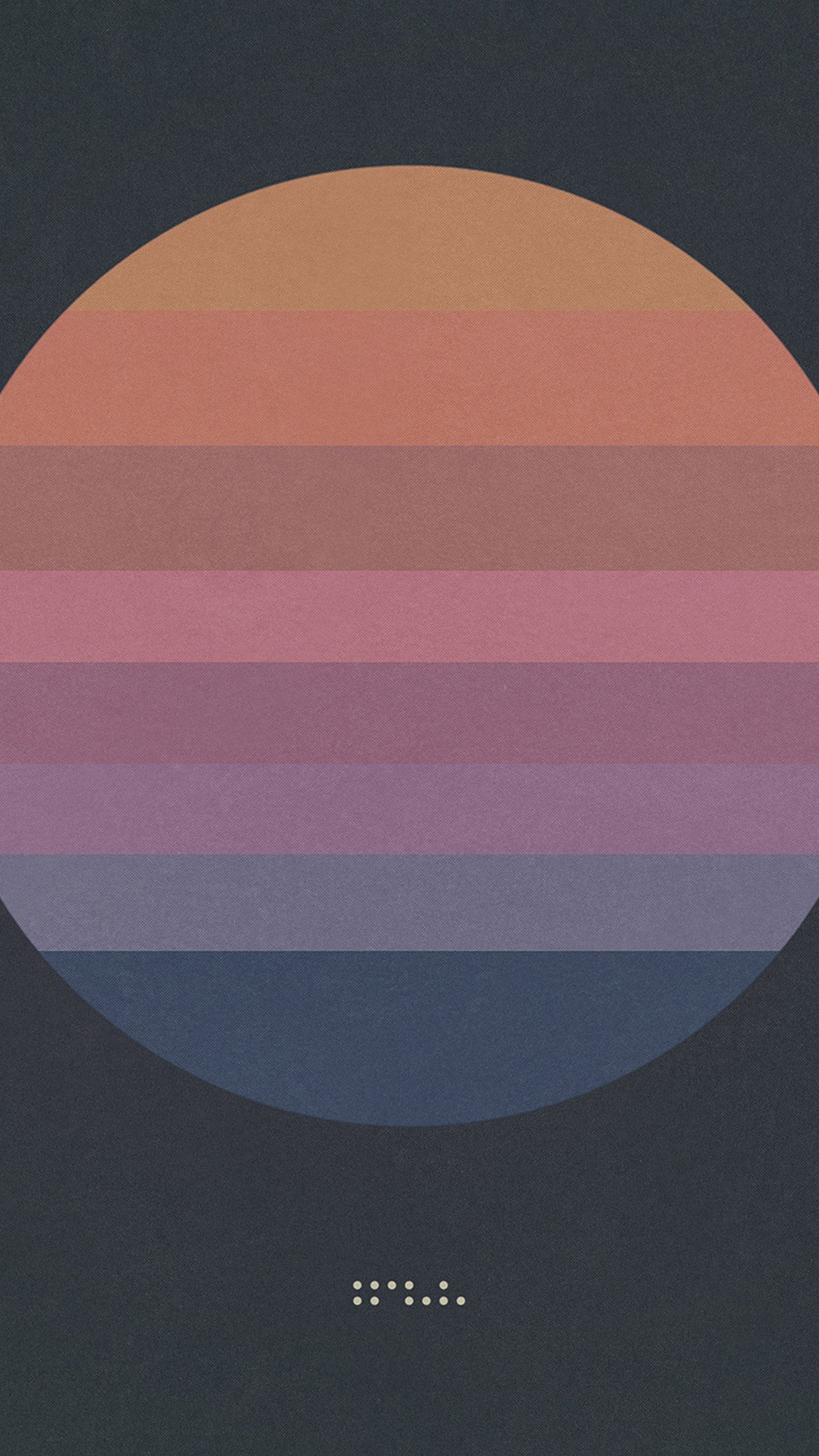 Tycho Art Music Album Cover Illust Simple Android Wallpaper - Simple Wallpapers For Music , HD Wallpaper & Backgrounds