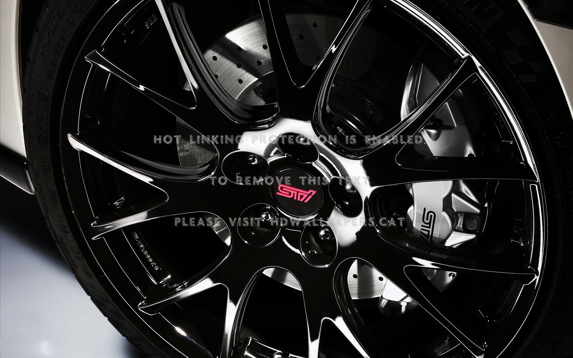 2011 Sti Black Wheels , HD Wallpaper & Backgrounds