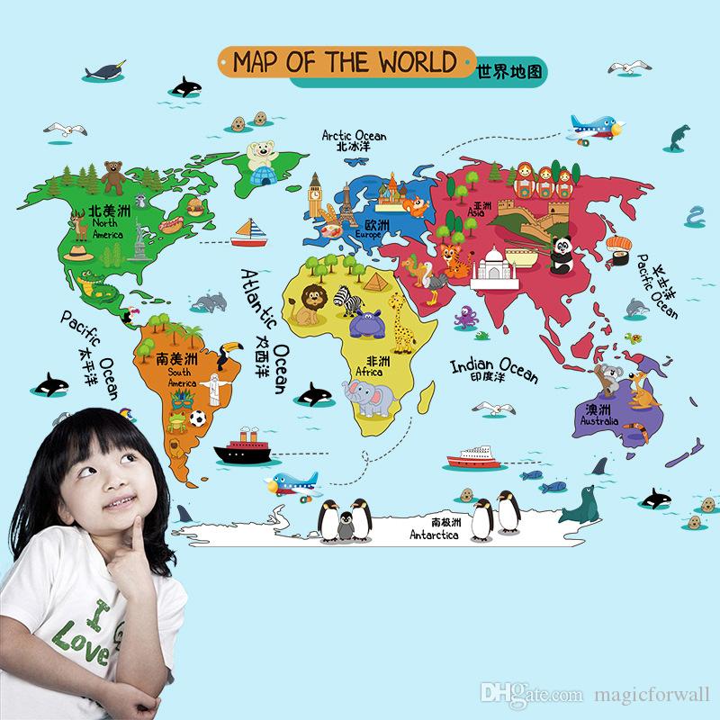 World Map Kindergarten , HD Wallpaper & Backgrounds