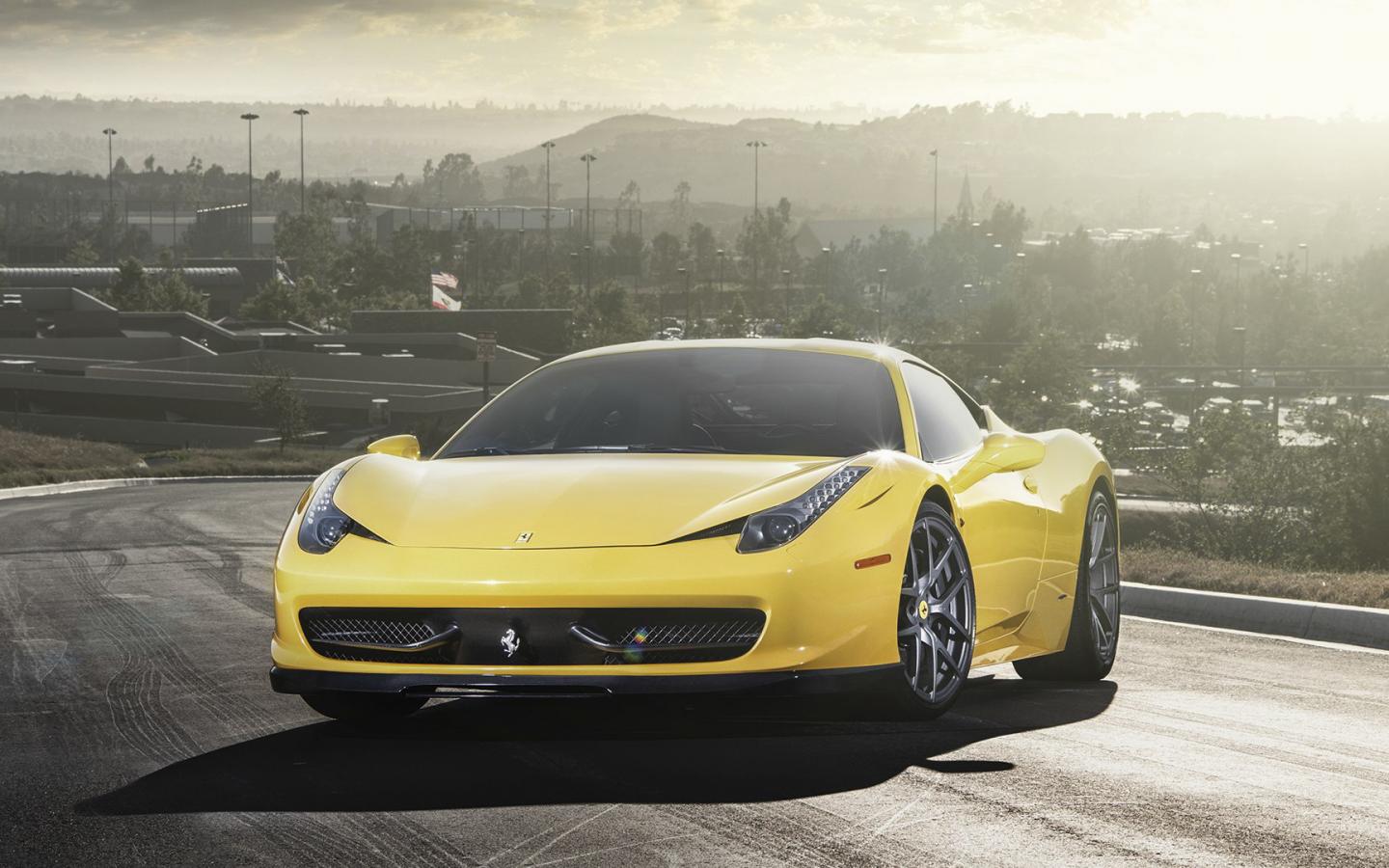 Ferrari 458 Italia Yellow , HD Wallpaper & Backgrounds