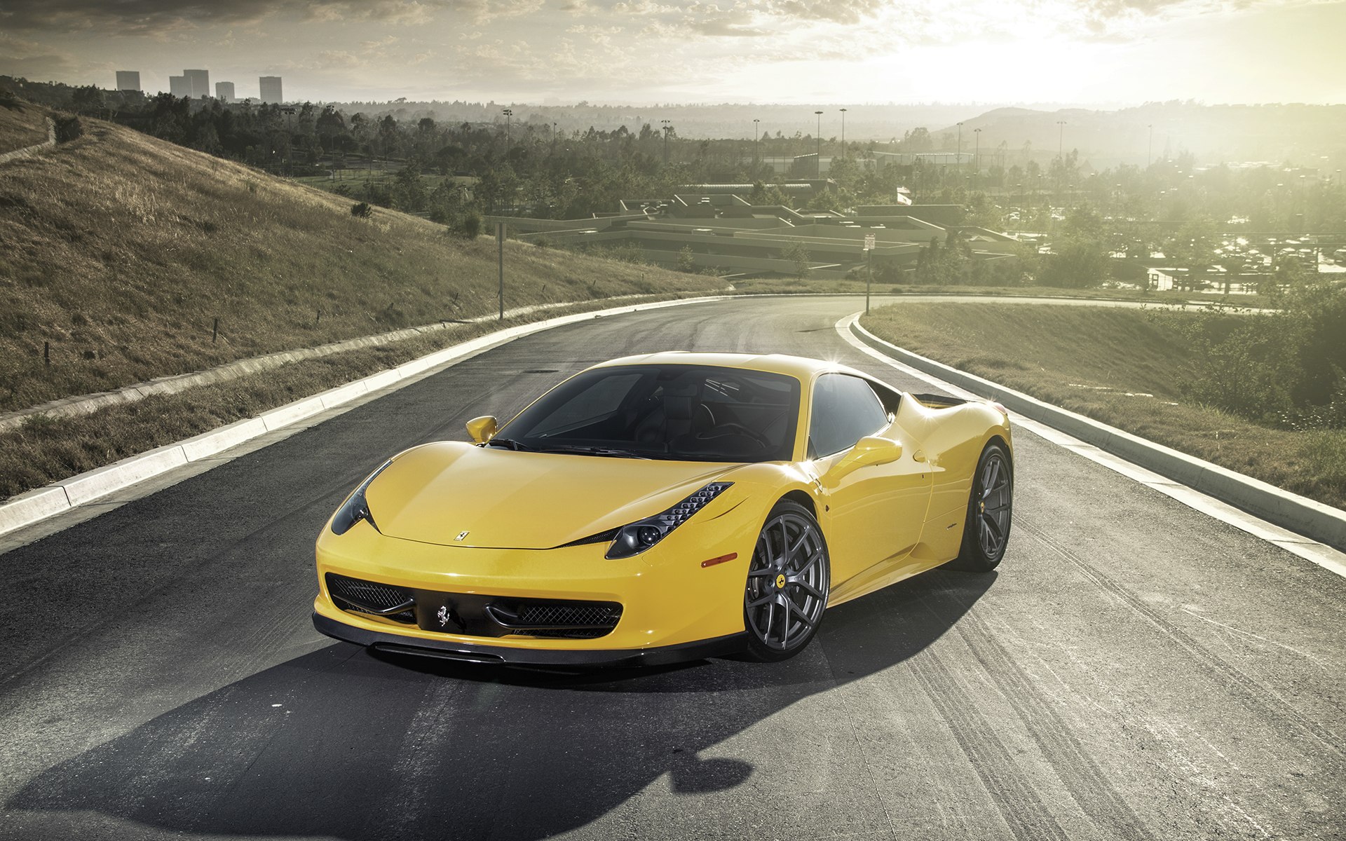 2013 Vorsteiner Ferrari 458 Italia - Ferrari 458 Front Spoiler , HD Wallpaper & Backgrounds