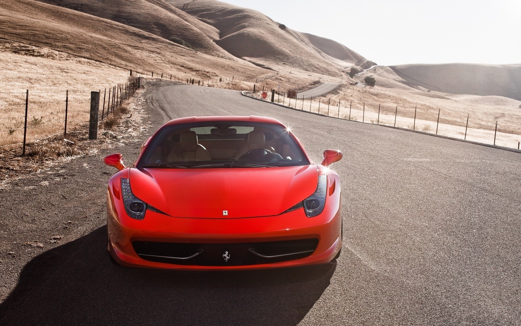 Hd - Red Ferrari Front , HD Wallpaper & Backgrounds