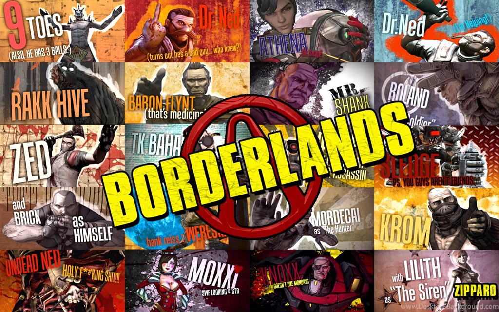 Borderlands All Characters Names , HD Wallpaper & Backgrounds