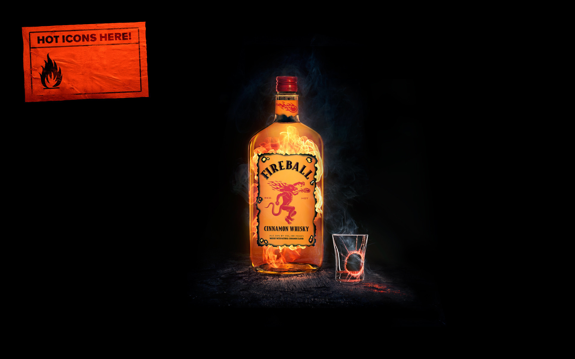 Fireball Whisky , HD Wallpaper & Backgrounds