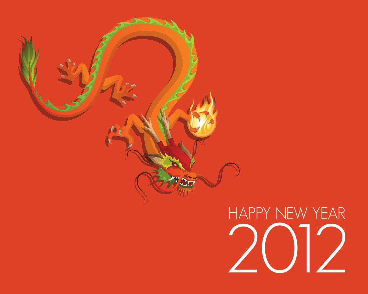 1280×1024 - Chinese New Year Wallpaper 2012 , HD Wallpaper & Backgrounds