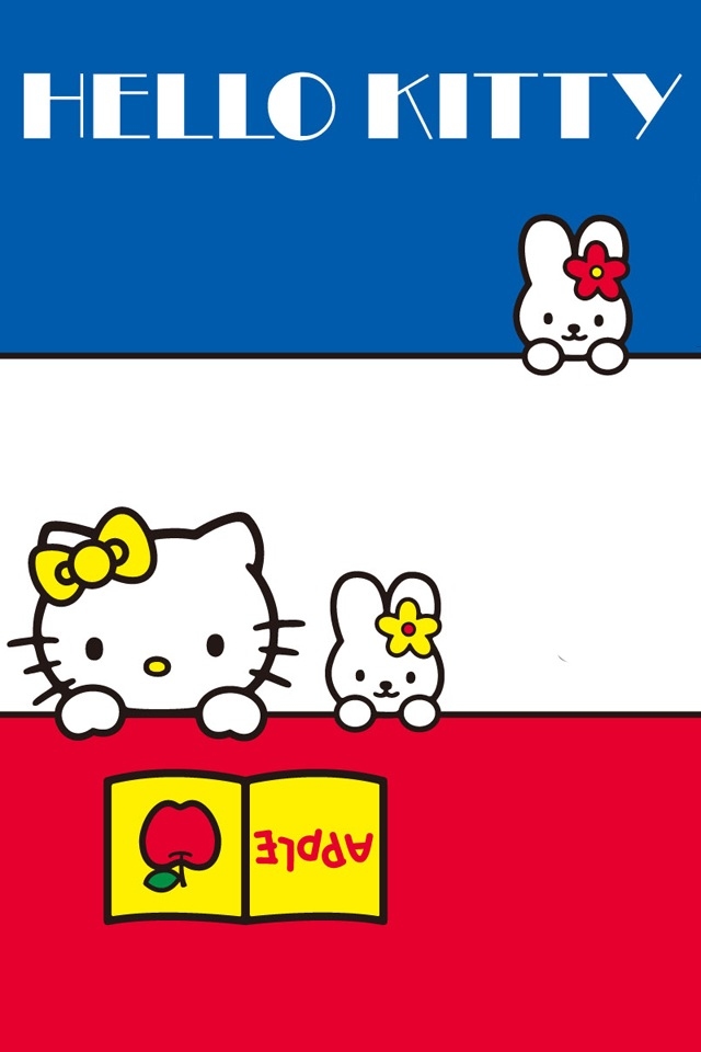 Apple Hello Kitty Iphone 4 Wallpapers - Hello Kitty , HD Wallpaper & Backgrounds