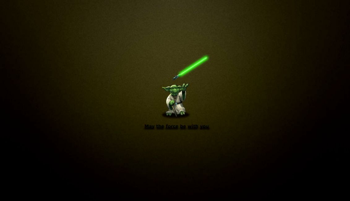 Download Mobile Wallpaper Cartoon Background Star Wars - Yoda , HD Wallpaper & Backgrounds