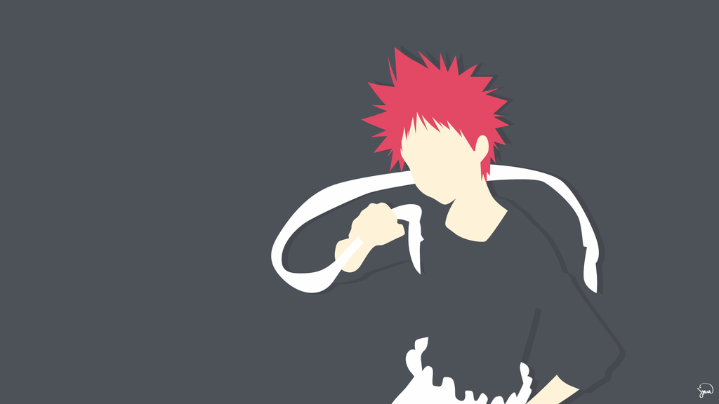 Shokugeki No Souma Yukihira Soma, Minimal Wallpaper, - Shokugeki No Soma Minimalist , HD Wallpaper & Backgrounds