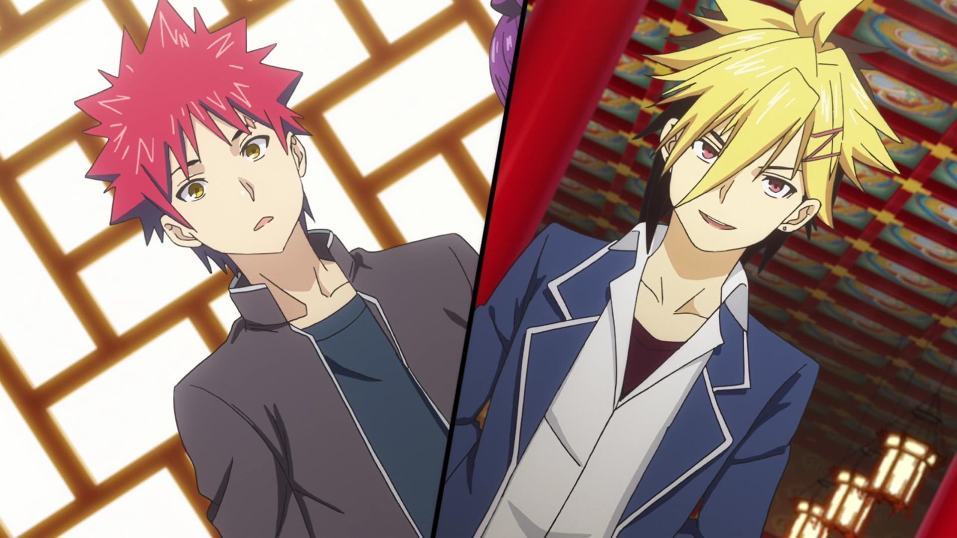 Food Wars - Yukihira Soma Vs Kuga , HD Wallpaper & Backgrounds