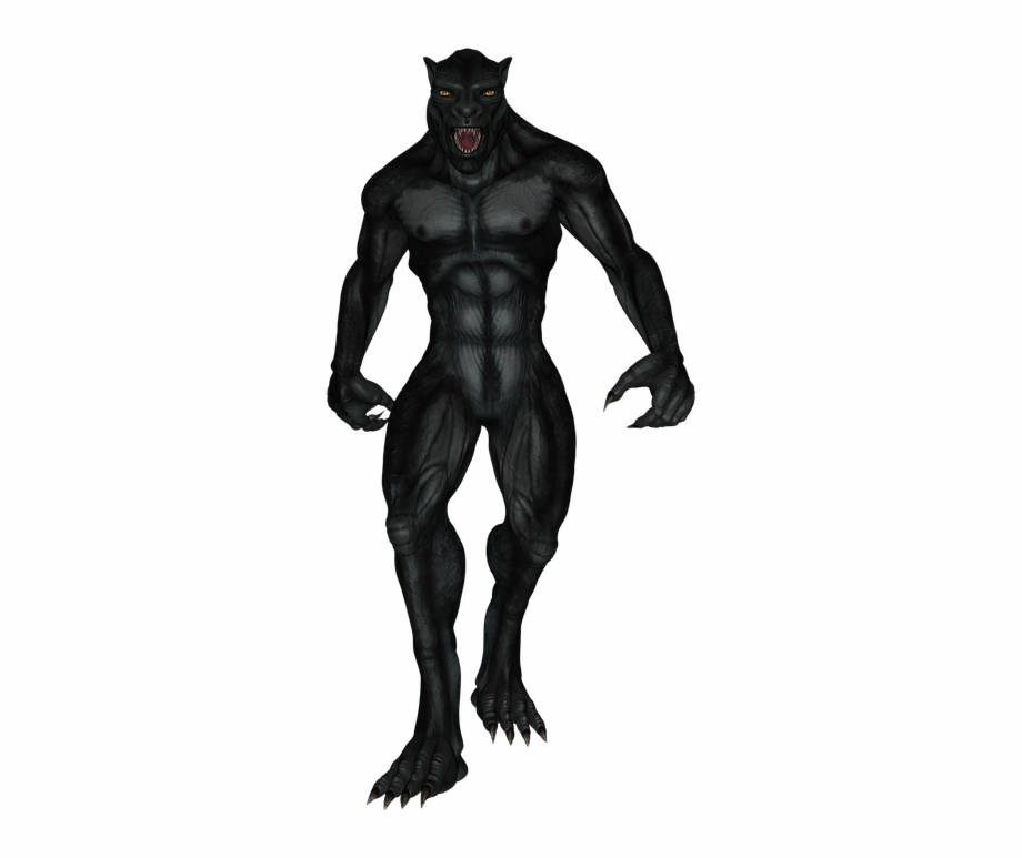 Werewolf Fantasy Wolf Monster Creature Horror - Illustration , HD Wallpaper & Backgrounds