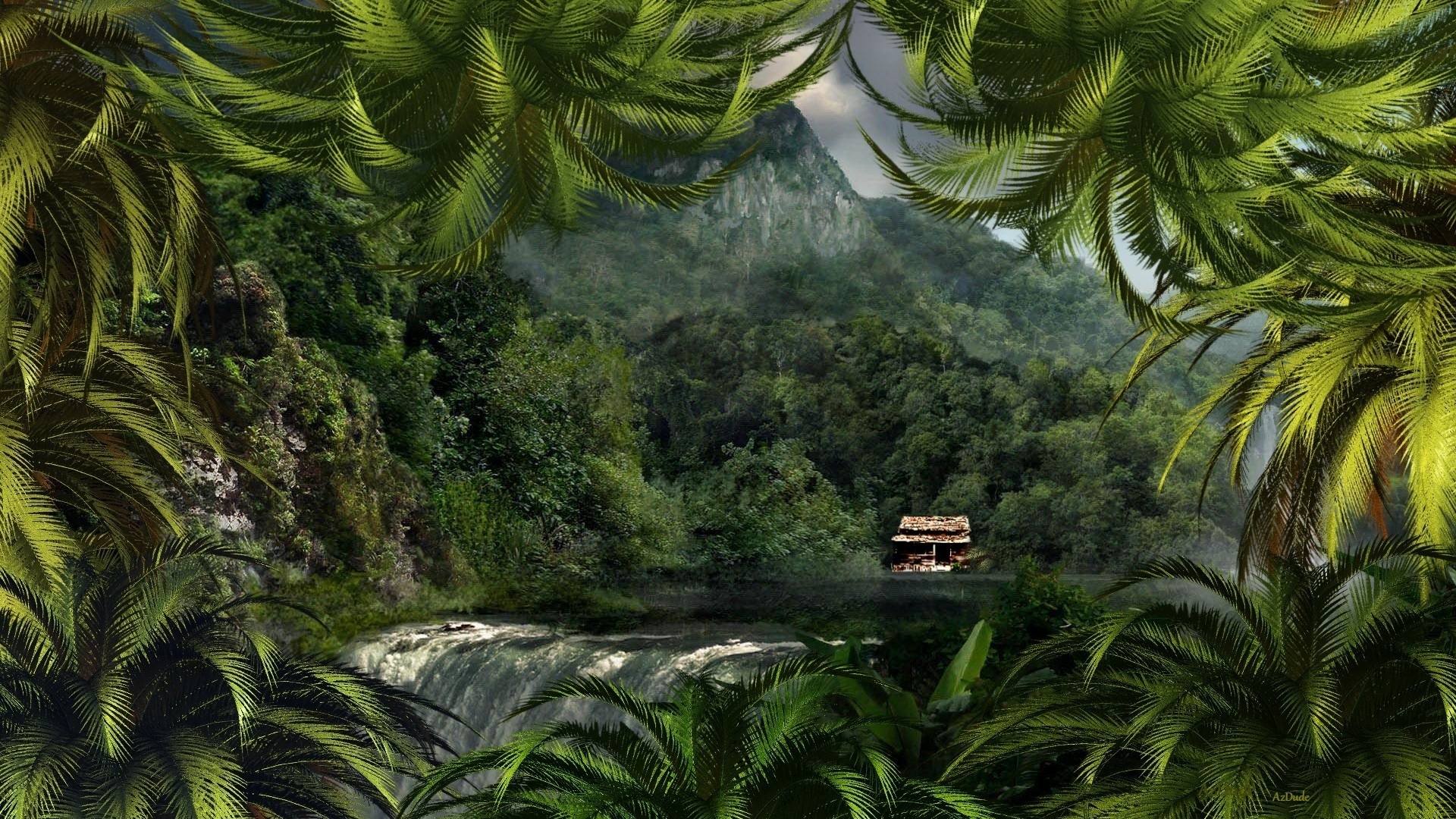 - Hd - Jurassic Park Jungle , HD Wallpaper & Backgrounds