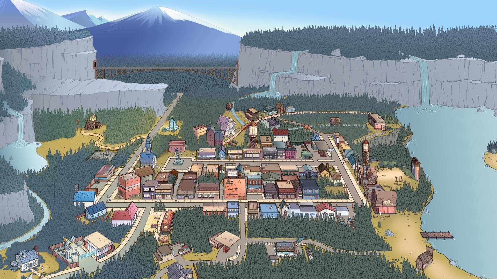 Skyforge Wallpaper Hd - Real Life Gravity Falls Oregon , HD Wallpaper & Backgrounds