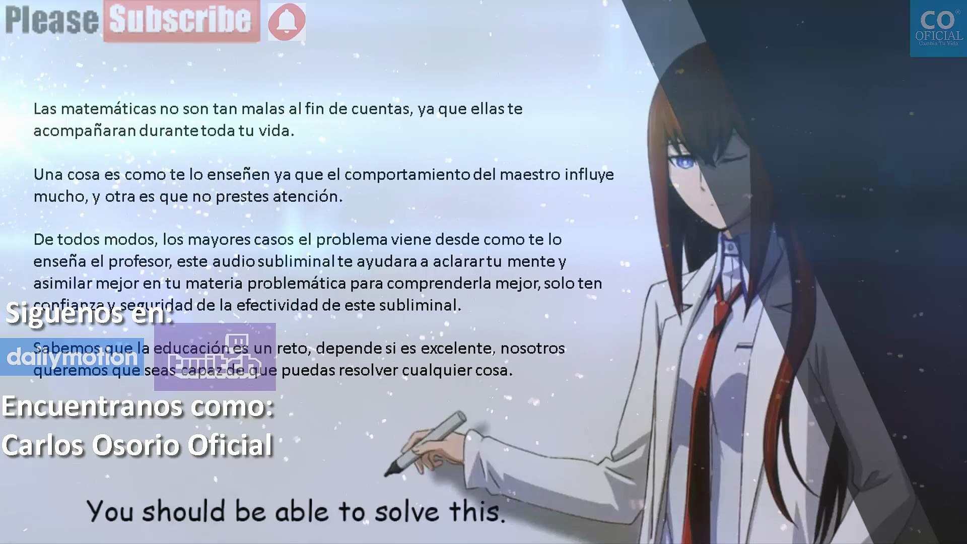 Audio Subliminal Para Ser Experto En Las Matemáticas - Anime Mind Blown Meme , HD Wallpaper & Backgrounds