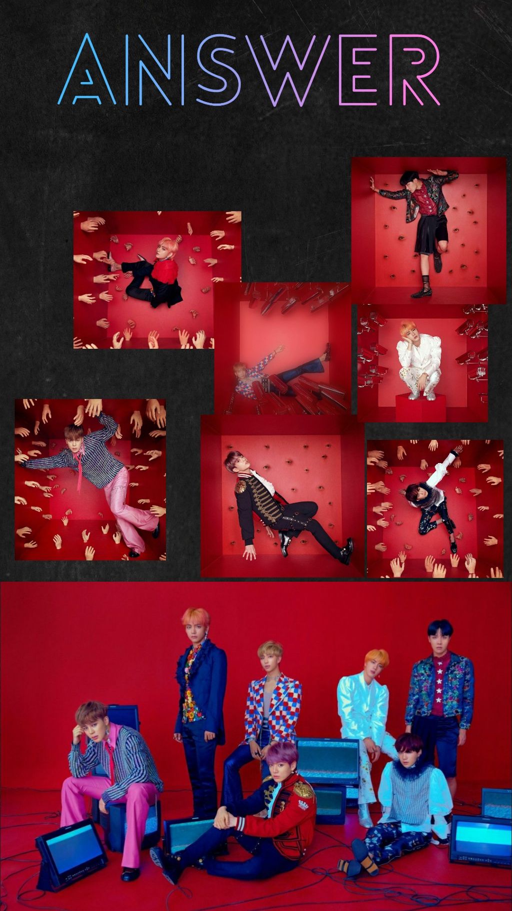 #bts #answer #photoshoots #wallpaper #freetoedit Fml - Bts Ly Answer Version S , HD Wallpaper & Backgrounds