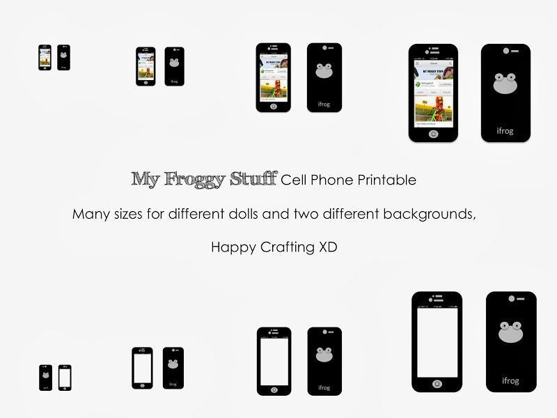 My Froggy Stuff Printables Phone