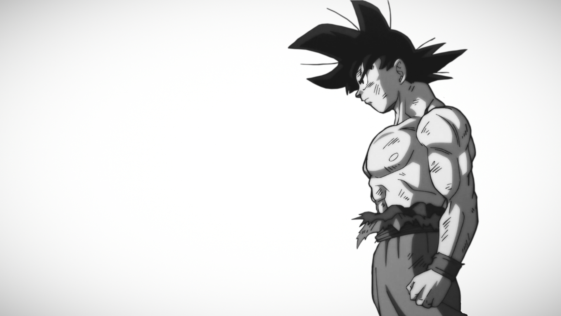 Goku Black And White , HD Wallpaper & Backgrounds