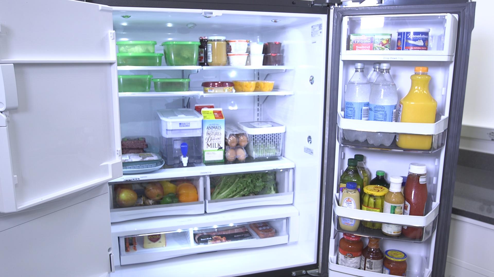 Image Result For Refrigeration Pics Hd Wallpaper - Refrigerator With Food , HD Wallpaper & Backgrounds