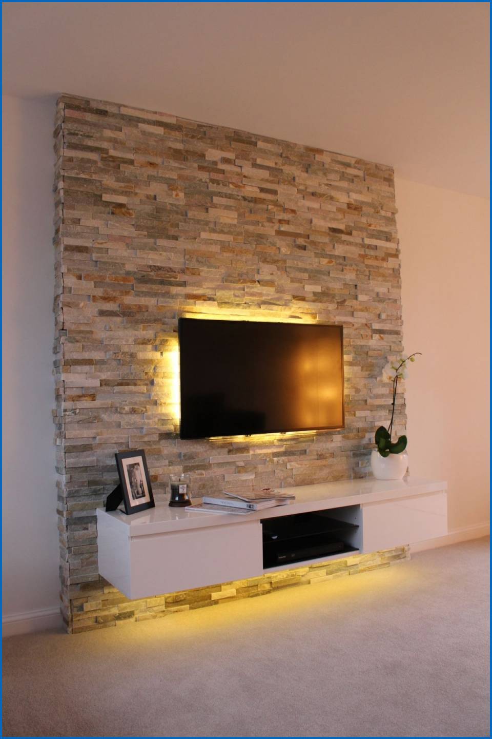 Wall Mount Tv Ideas For Living Room Beautiful 14 Modern - Living Room Backsplash Ideas , HD Wallpaper & Backgrounds