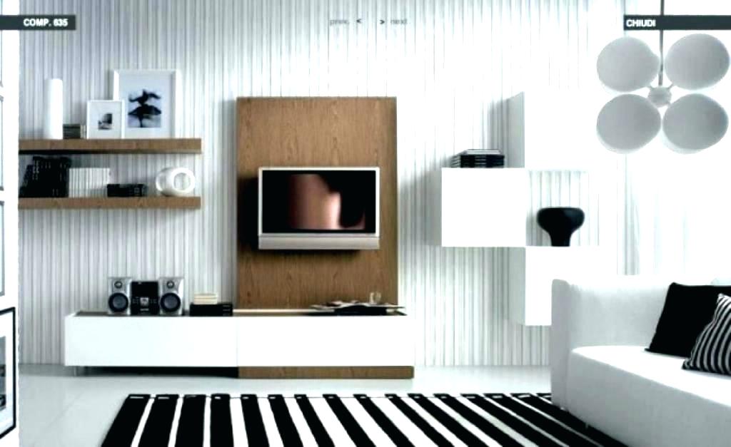 Wall Mounted Tv Unit Designs Wall Mounted Unit Television - Creative Tv Unit Design , HD Wallpaper & Backgrounds