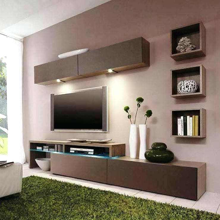 Tv Unit Designs In The Living Room Modern Cabinet Wall - Living Room Modern Tv Wall Design , HD Wallpaper & Backgrounds