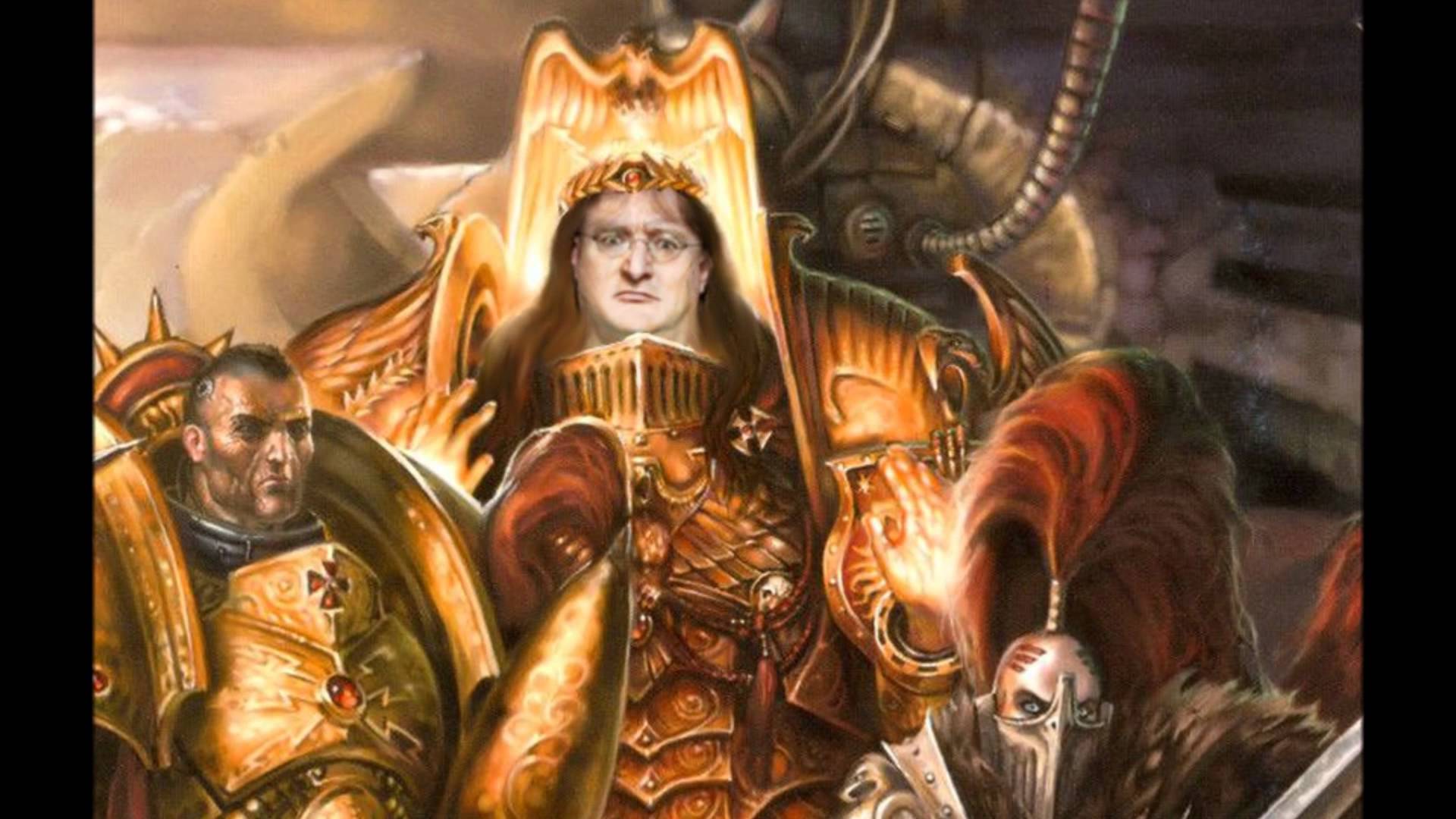 Add Media Report Rss Gabe Newell, God-emperor Of All - All Hail The God Emperor , HD Wallpaper & Backgrounds