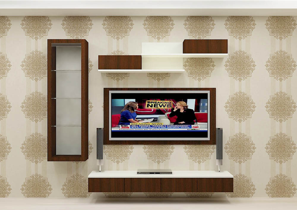 Bush Morning Glory Tv Unit With Laminate Finish - Laminates For Tv Unit , HD Wallpaper & Backgrounds