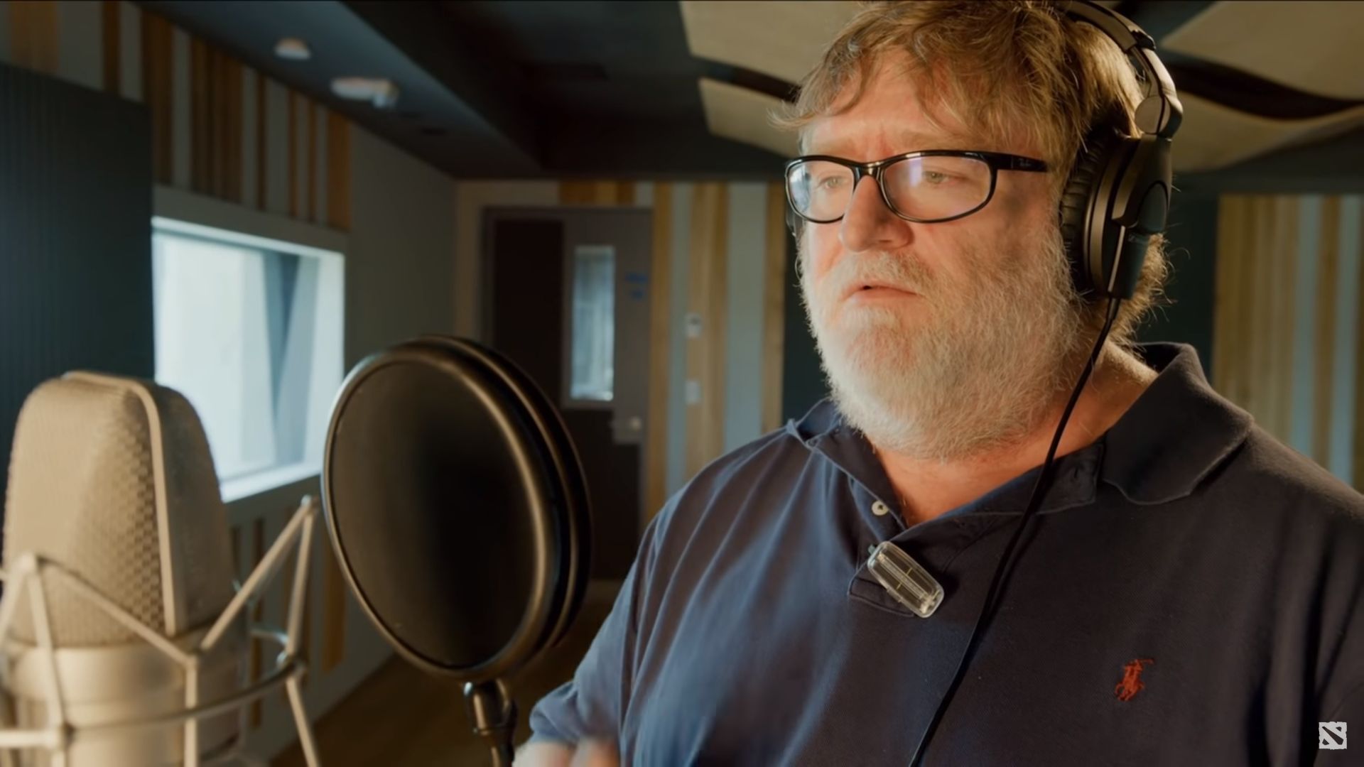 Gabe Newell Recorded An Announcer Voice Pack In Dota - Gabe Newell , HD Wallpaper & Backgrounds