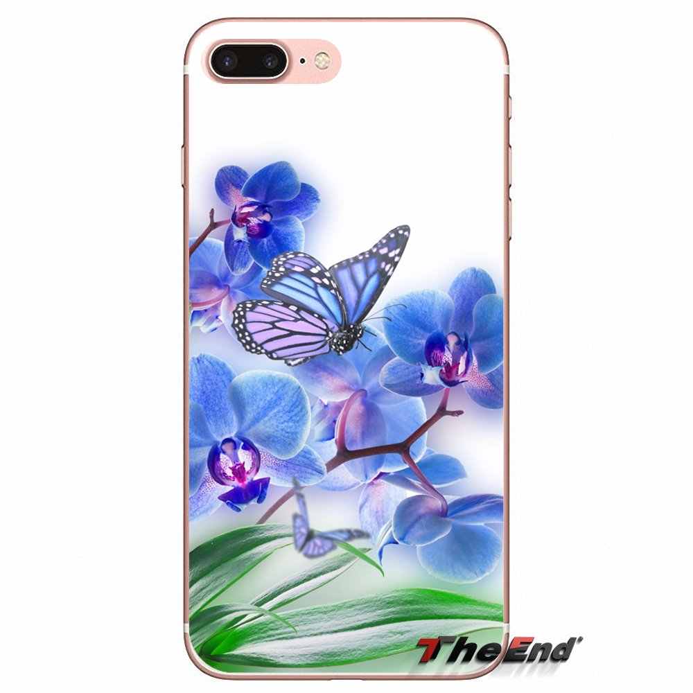 Colorful Butterfly Wallpaper Soft Case For Htc One - Happy Mothers Day Blue Flowers , HD Wallpaper & Backgrounds