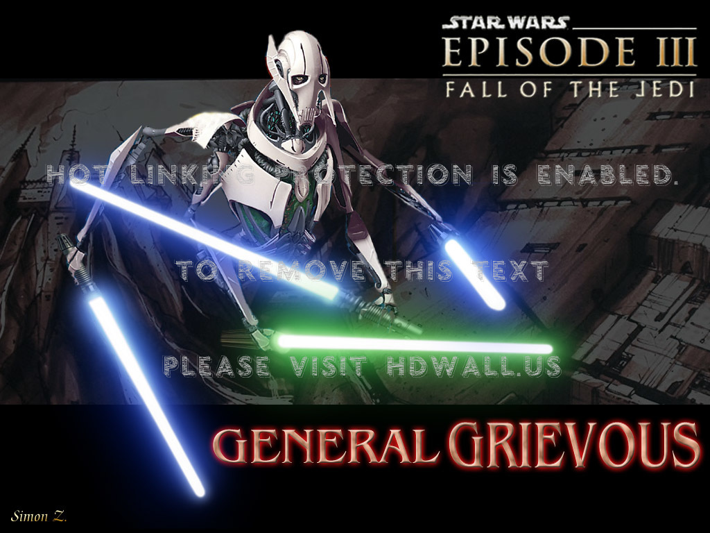 General Grievous Wallpaper Episode 3 - Star Wars Episode , HD Wallpaper & Backgrounds
