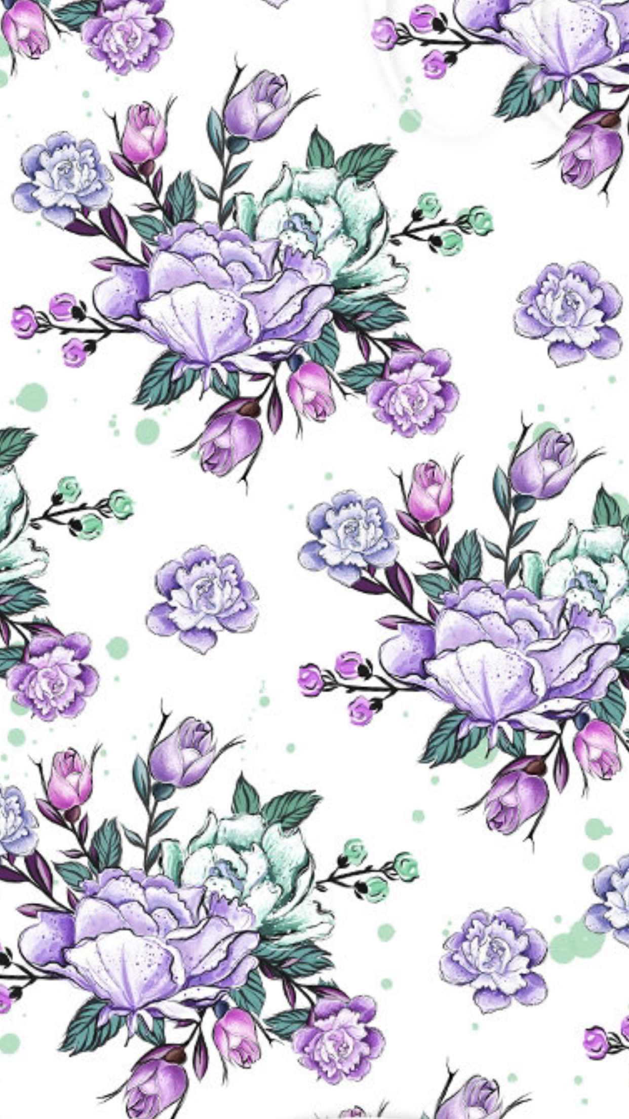 Purple Backgrounds, Flower Backgrounds, Wallpaper Backgrounds, - Floral Purple Theme , HD Wallpaper & Backgrounds