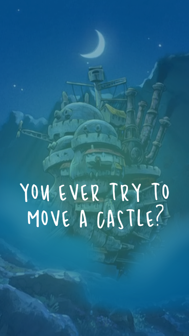 Just Another Lockscreen Blog Quote Lockscreens From - Howl's Moving Castle Quotes , HD Wallpaper & Backgrounds