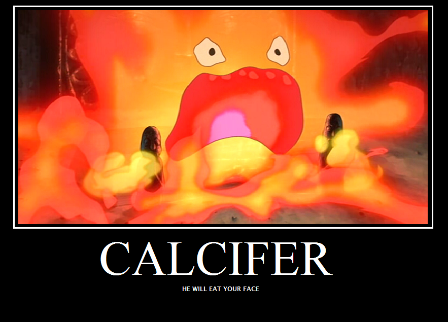 Ds106 1st Week Hell - Howl's Moving Castle Calcifer Meme , HD Wallpaper & Backgrounds