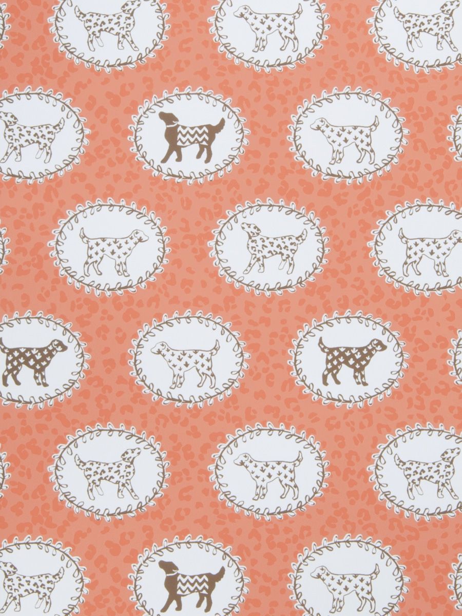 Trot Wallpaper In Color Persimmon Brown From The Dana - Pattern , HD Wallpaper & Backgrounds