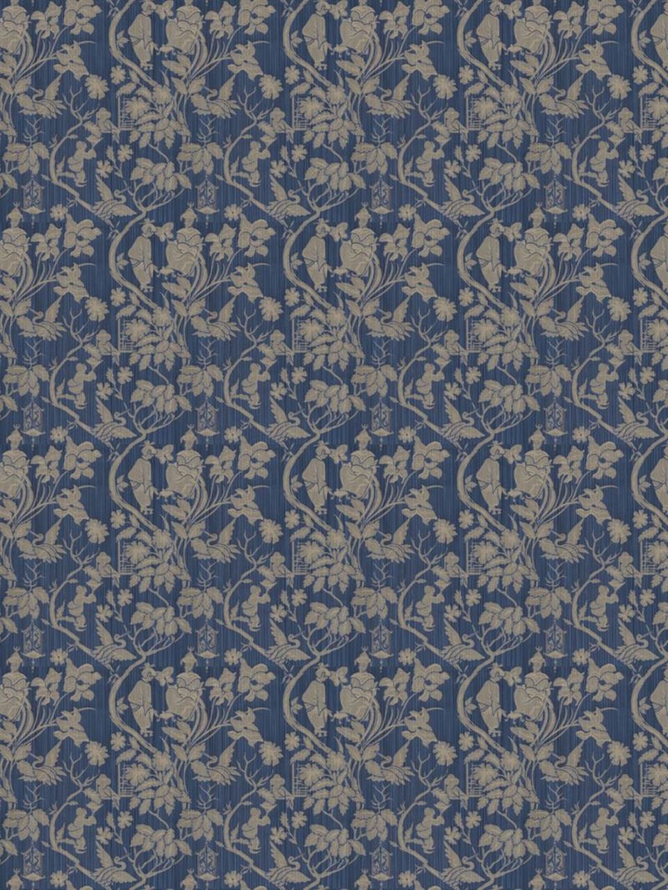 0163702 Chin Chin Lapis By Fabricut Designer Fabric - Wallpaper , HD Wallpaper & Backgrounds
