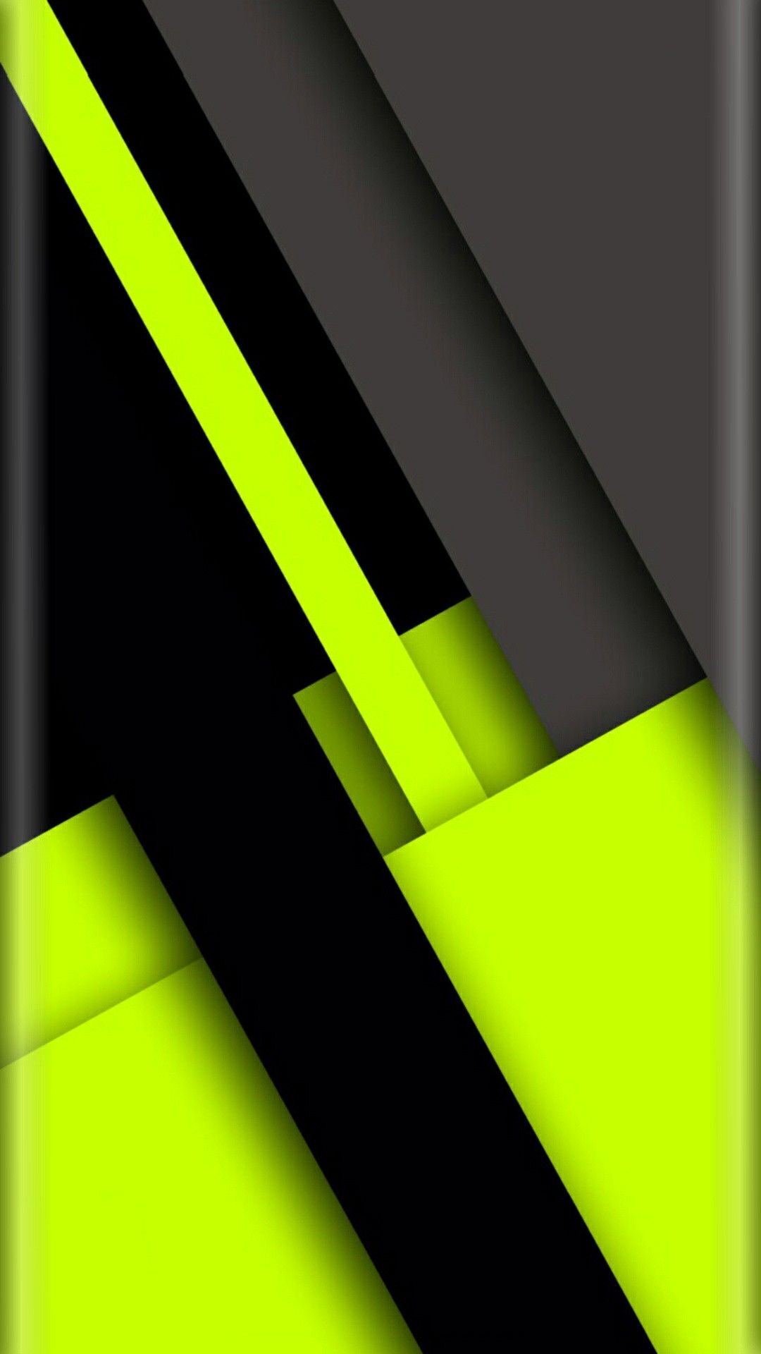 Abstract Iphone Wallpaper, Geometric Wallpaper, Grey - Lime Green And Black , HD Wallpaper & Backgrounds