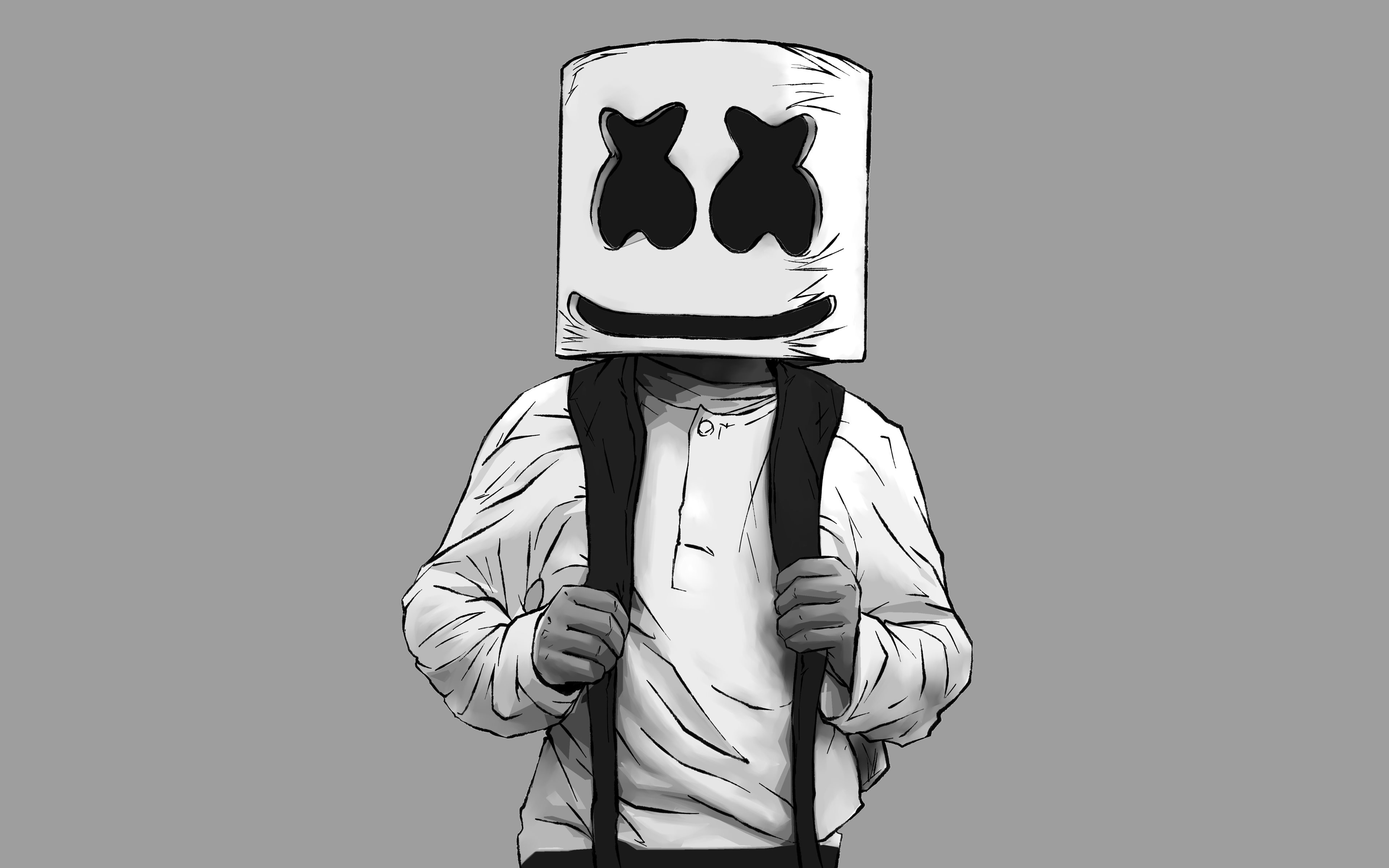 Wallpaper Marshmallow Dj , Find Hd Wallpapers For Free - Marshmello Fortnite Wallpaper Hd , HD Wallpaper & Backgrounds