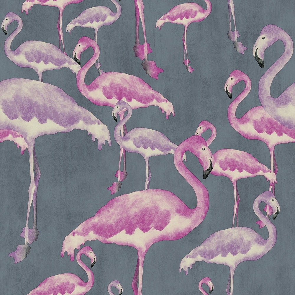 Flamingo Beach Wallpaper Marshmallow - Flamingo Wallpaper Uk , HD Wallpaper & Backgrounds