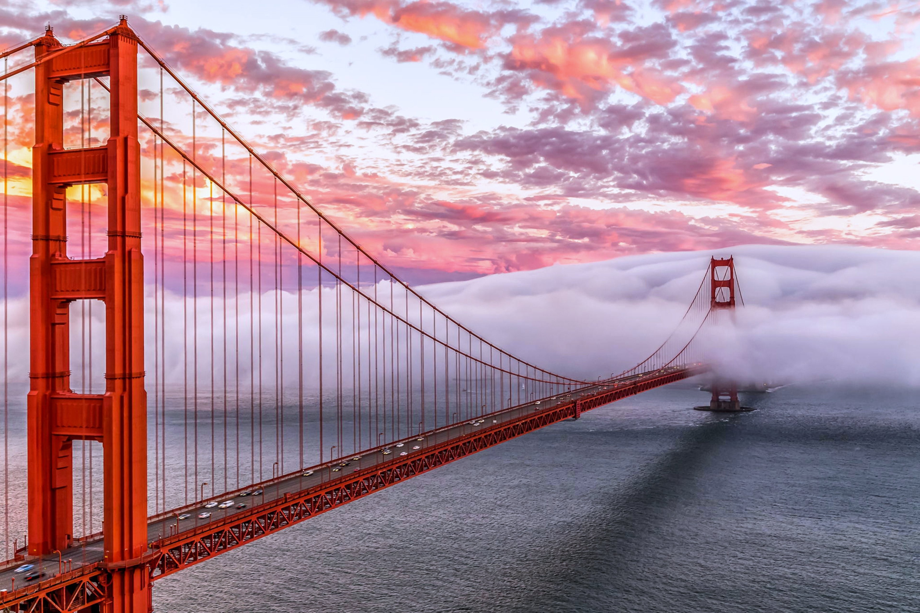 Francisco, Sky,hd Wallpapers, Tablet, Road, Landscape, - Hd Golden Gate Bridge , HD Wallpaper & Backgrounds